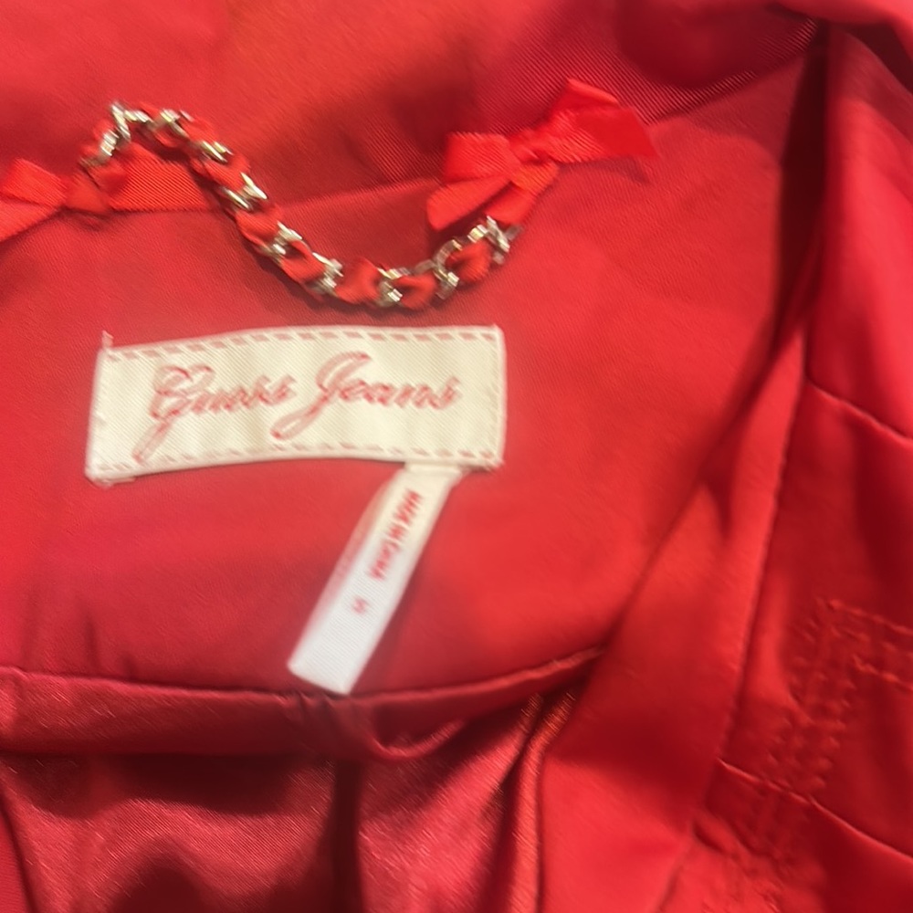 Beautiful Guess Jeans ruby red blazer in new condition. - Picture 6 of 6